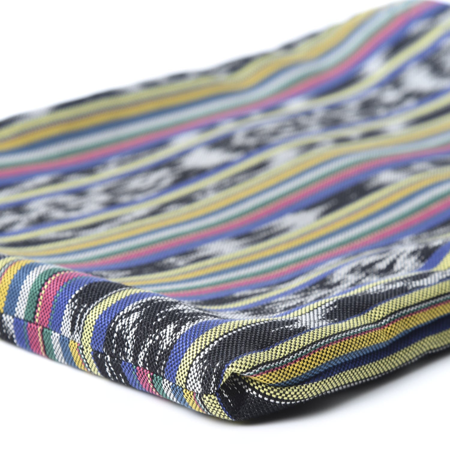 Saint Laurent Canvas Ikat Antibe Flat Shopping Tote Multicolor 6 of 8