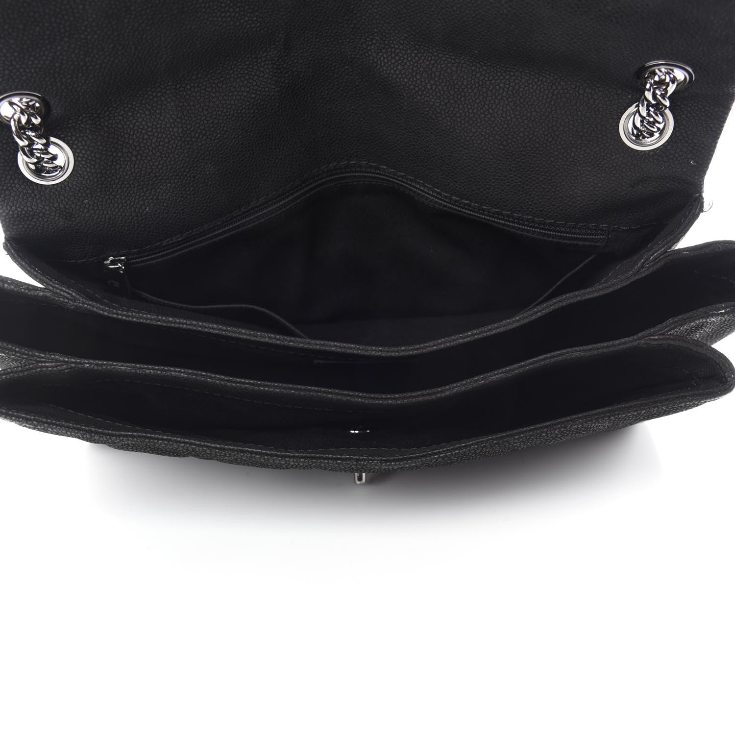 Chanel Iridescent Caviar Quilted Medium Lady Pearly Flap Black 5 of 11