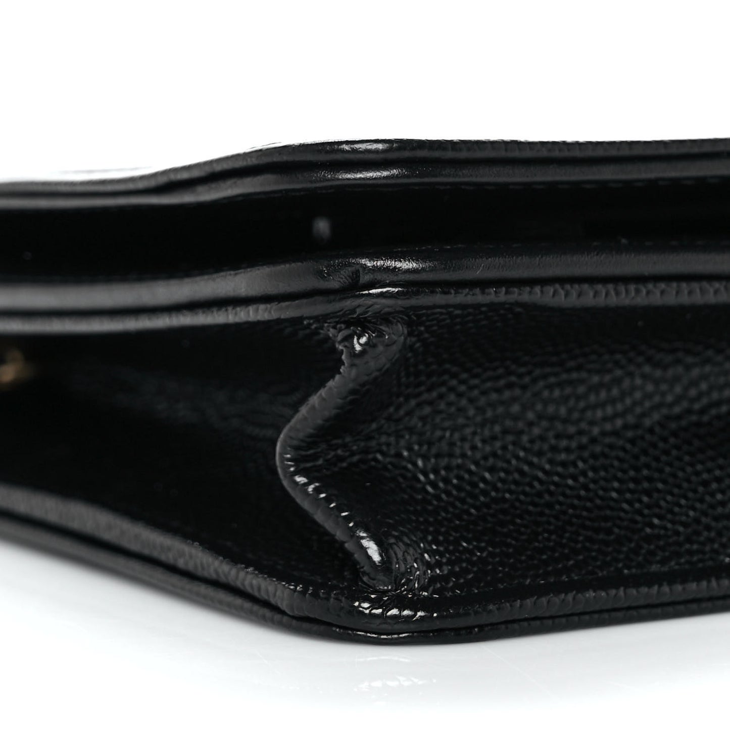 Caviar Quilted Boy Wallet On Chain WOC Black