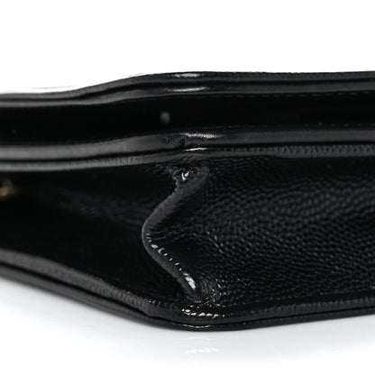 Chanel Caviar Quilted Boy Wallet On Chain WOC Black 9 of 11