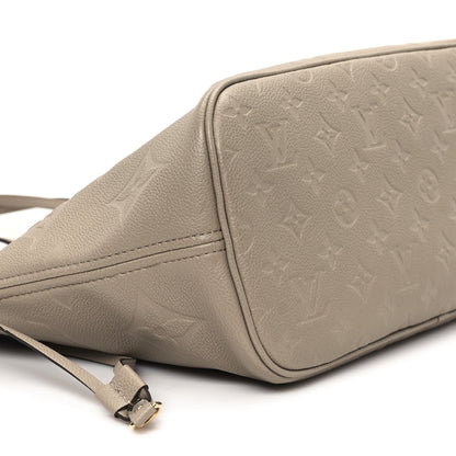 Louis Vuitton Empreinte Monogram Giant Neverfull MM Tourterelle 9 of 11
