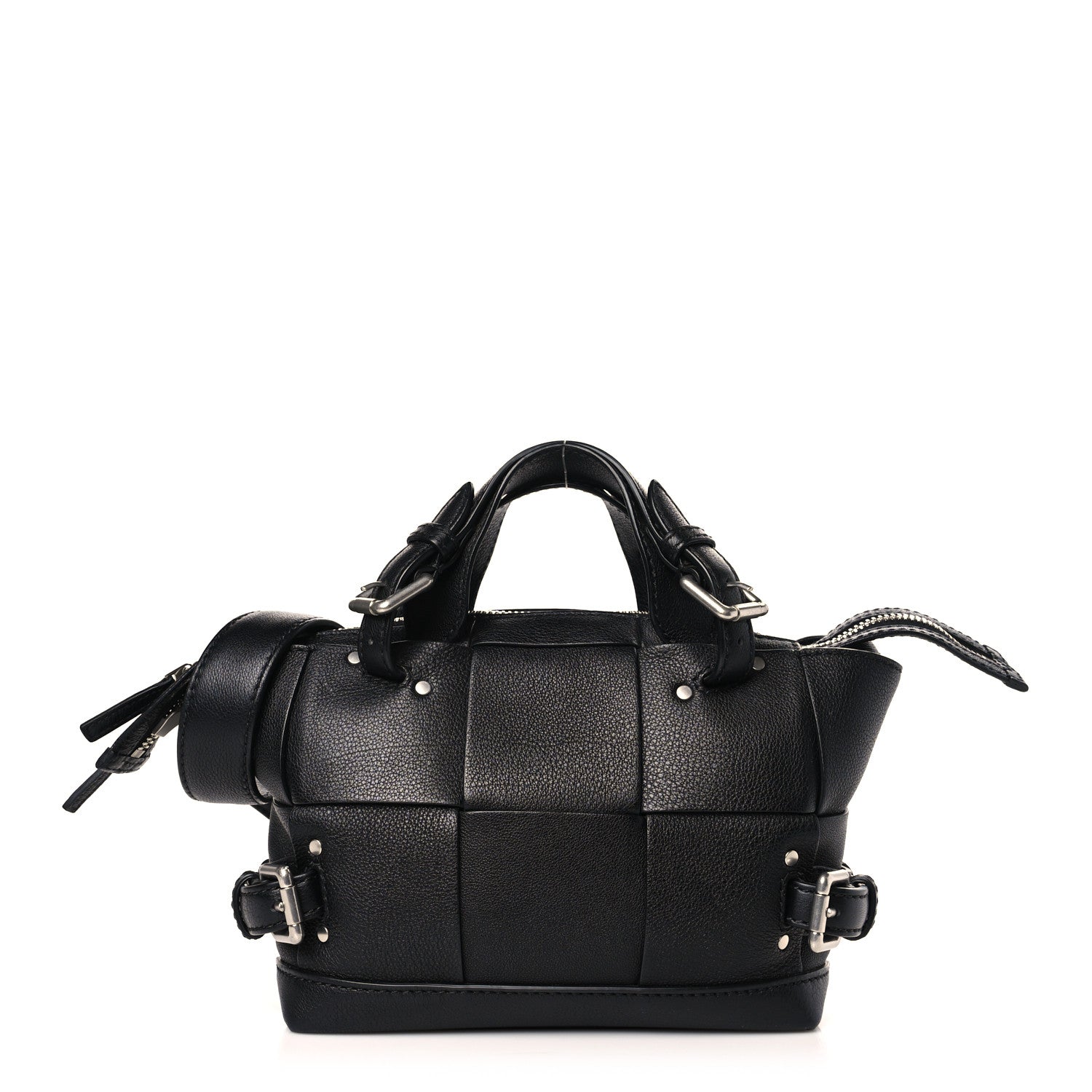 Bottega Veneta Grained Calfskin Arco Tool Tote Black 1 of 9