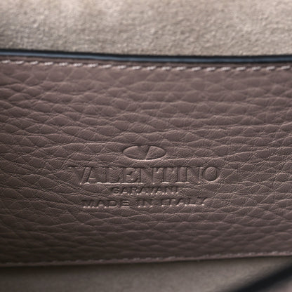 Valentino Garavani Pebbled Calfskin Medium Rockstud Flip Lock Crossbody Bag Poudre 6 of 8
