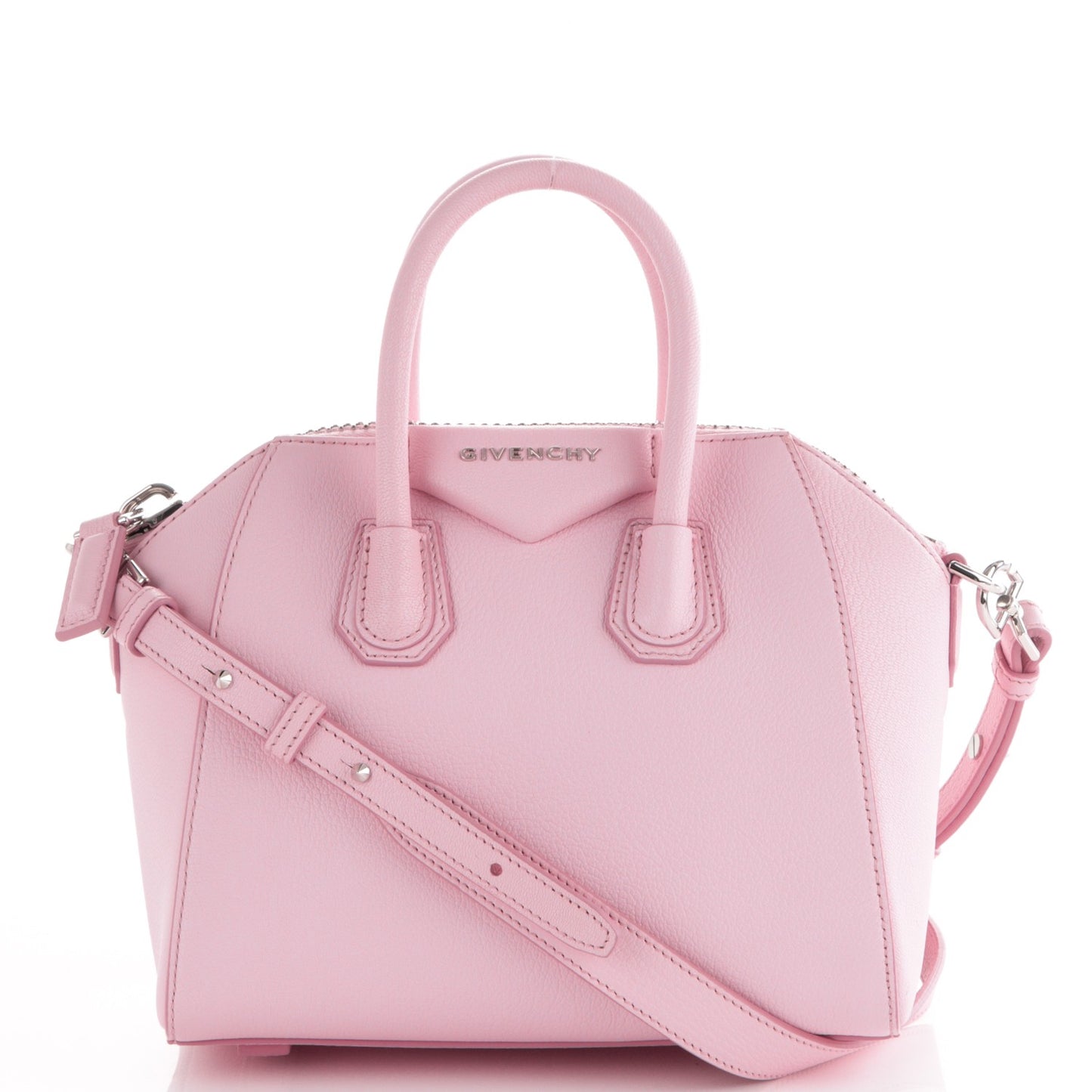 Sugar Goatskin Mini Antigona Pink