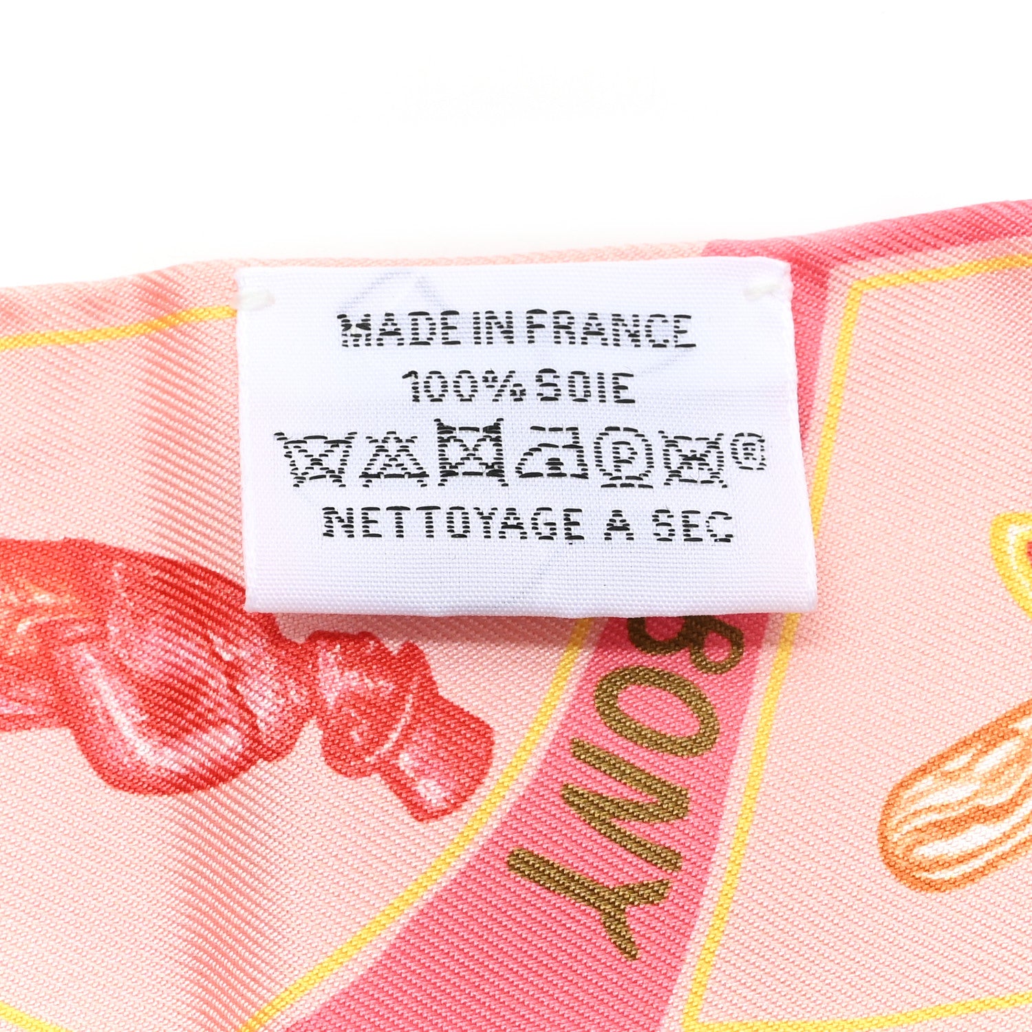 Hermes Silk Funny Ice Cream Twilly Rose Poudre Corail 3 of 4