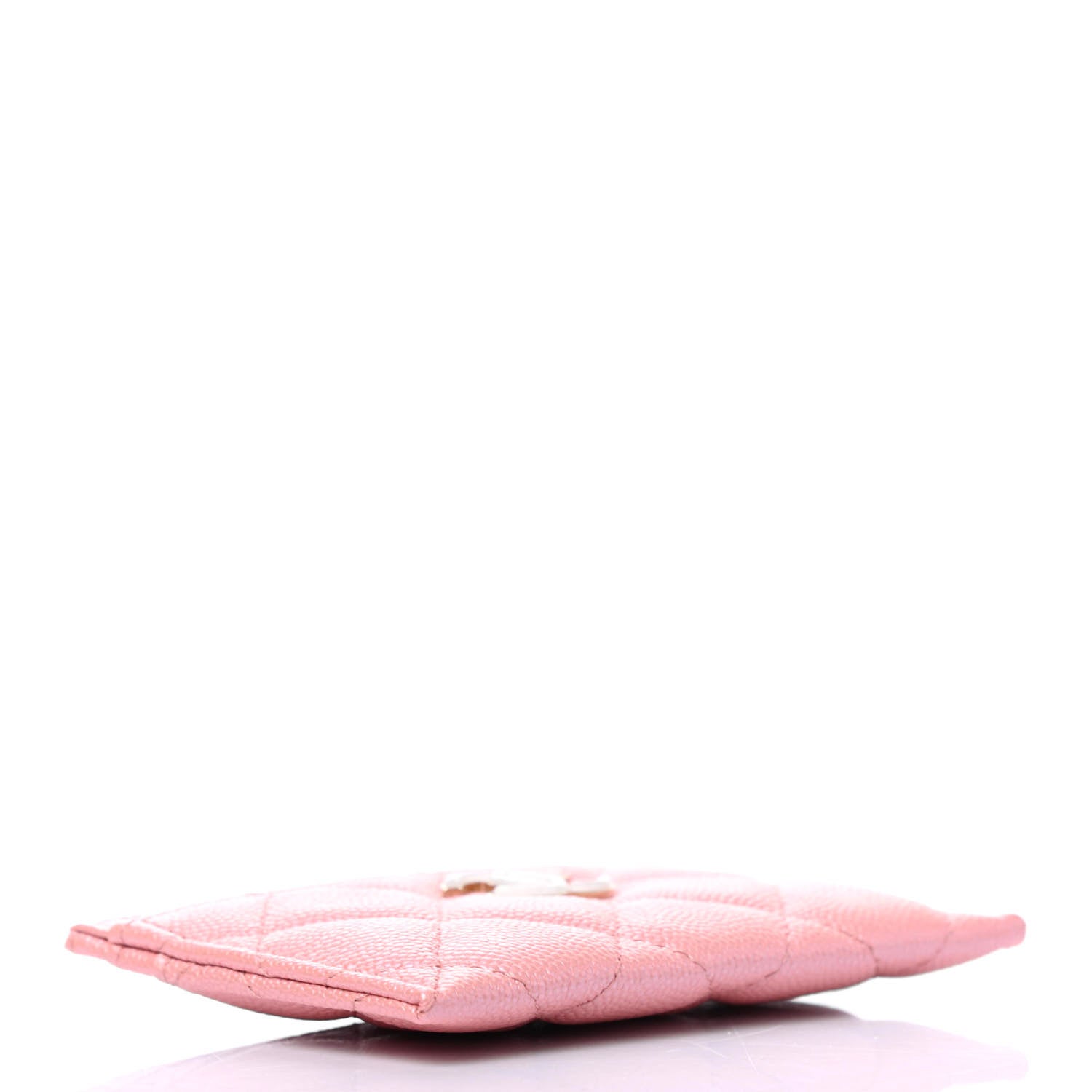 Chanel Iridescent Caviar Quilted Card Holder Rose Pink 3 of 4