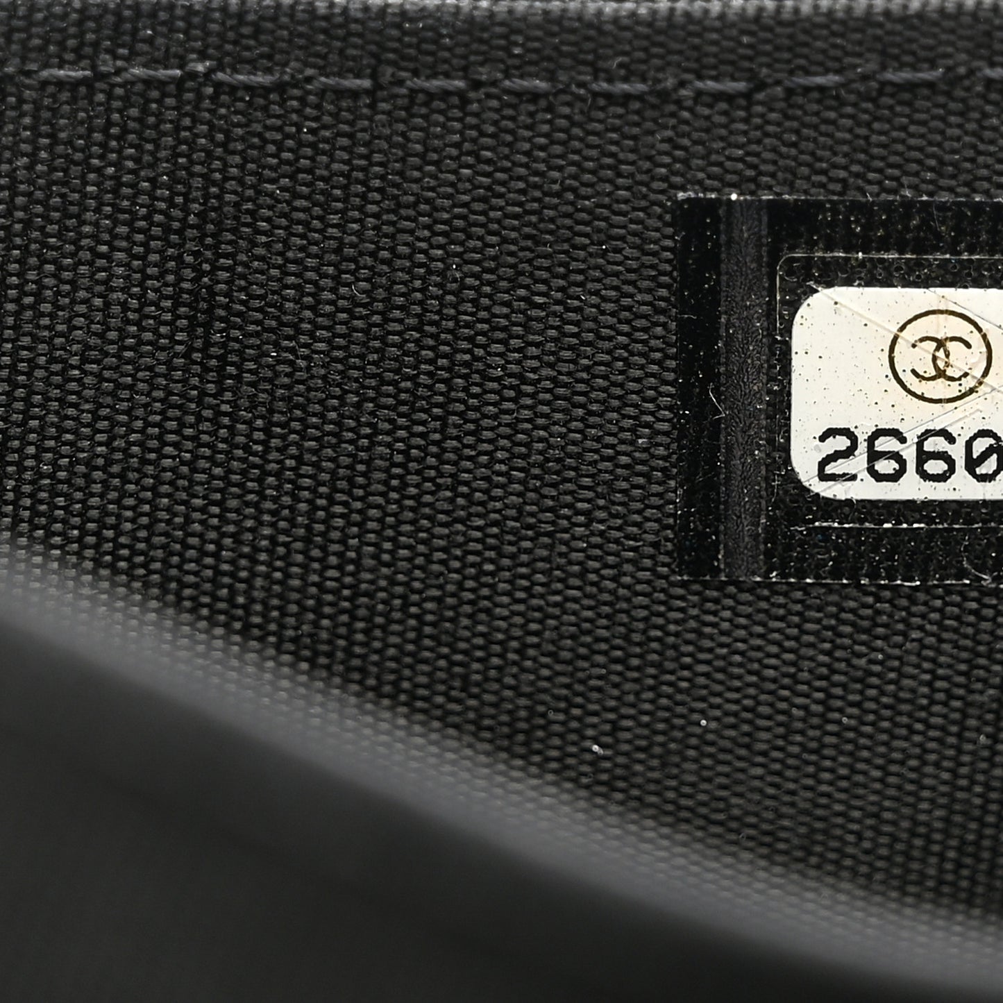 Caviar Quilted Compact Boy Wallet Black
