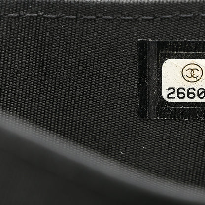 Chanel Caviar Quilted Compact Boy Wallet Black 8 of 8