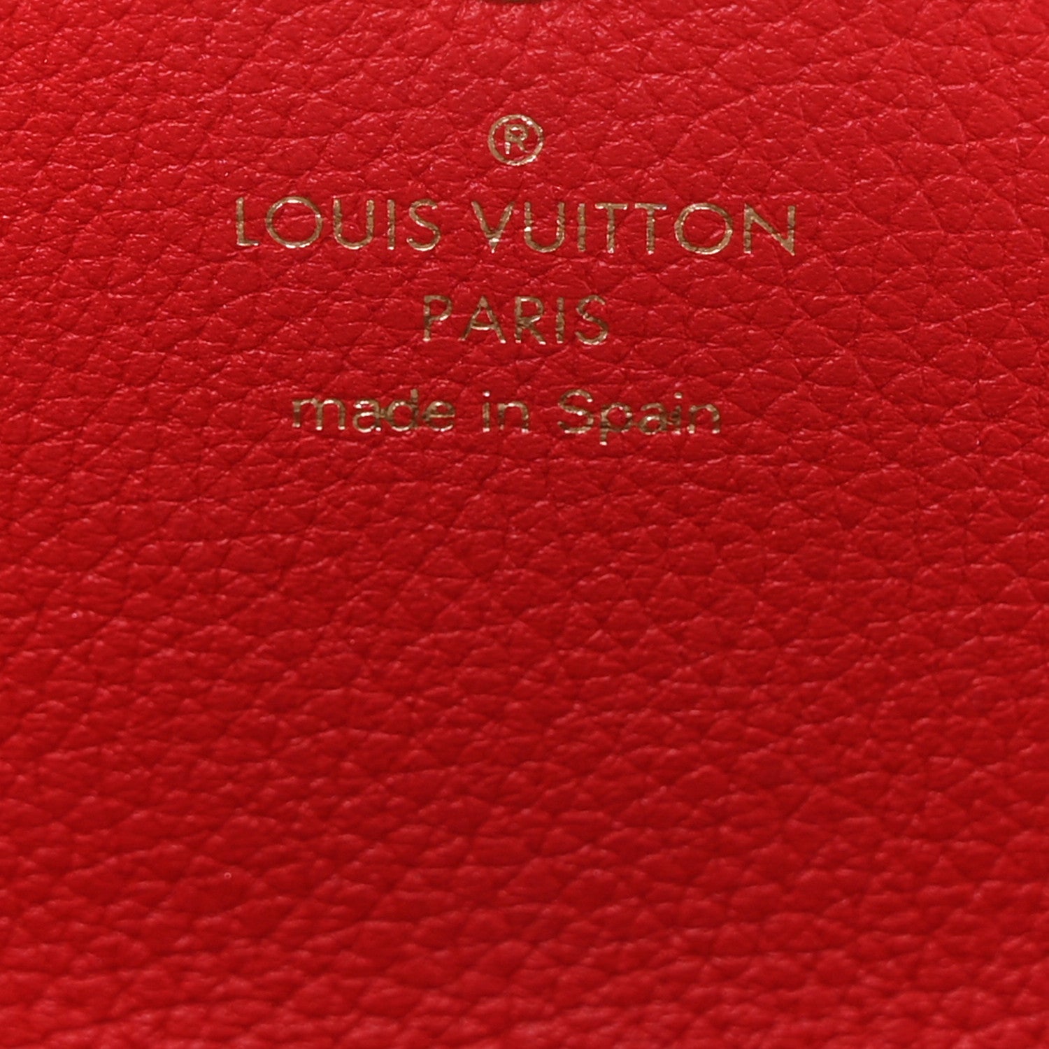 Louis Vuitton Calfskin Double V Wallet Rubis 6 of 7