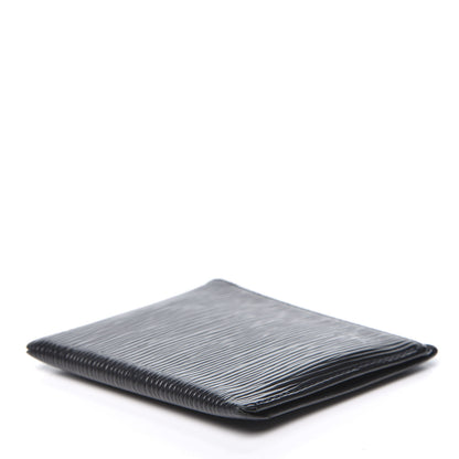 Louis Vuitton Epi 6 Card Billfold Wallet Black 3 of 9