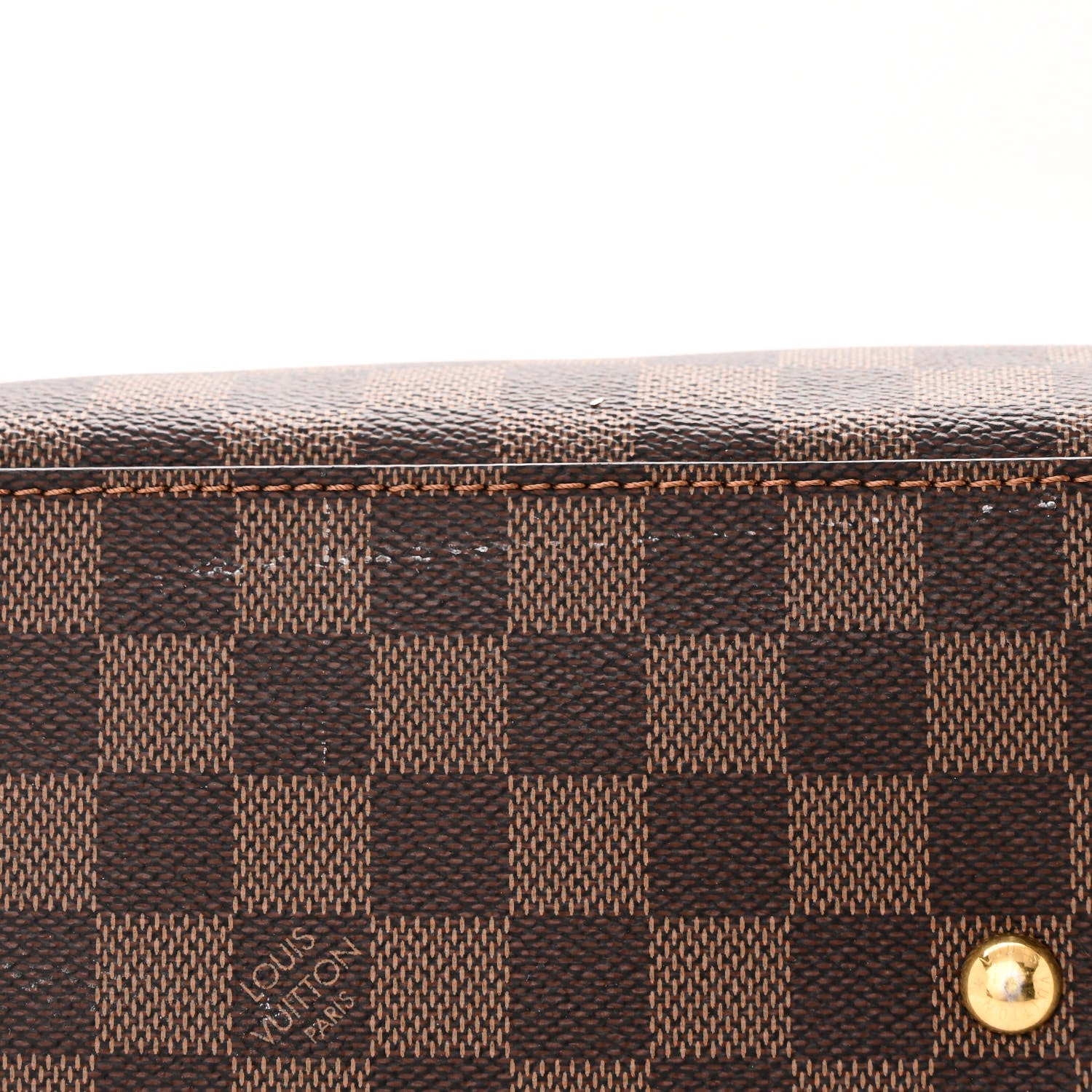 Louis Vuitton LOUIS VUITTON Damier Ebene LV Riverside Lie De Vin 12 of 12