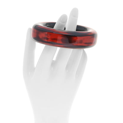 Tiffany Lacquer Hardwood Elsa Peretti Doughnut Bangle Bracelet Negoro 2 of 4