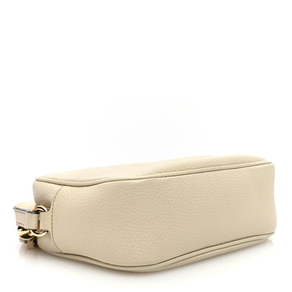 Gucci Pebbled Calfskin Small Soho Disco Bag Off White 4 of 14