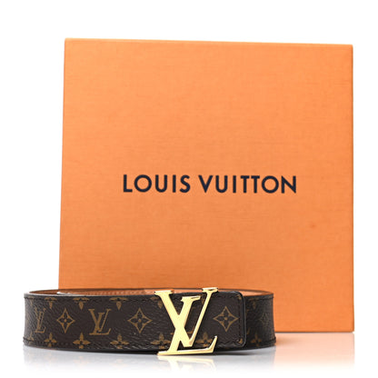 Louis Vuitton Mini Monogram 25mm LV Initiales Belt 75 30 9 of 9