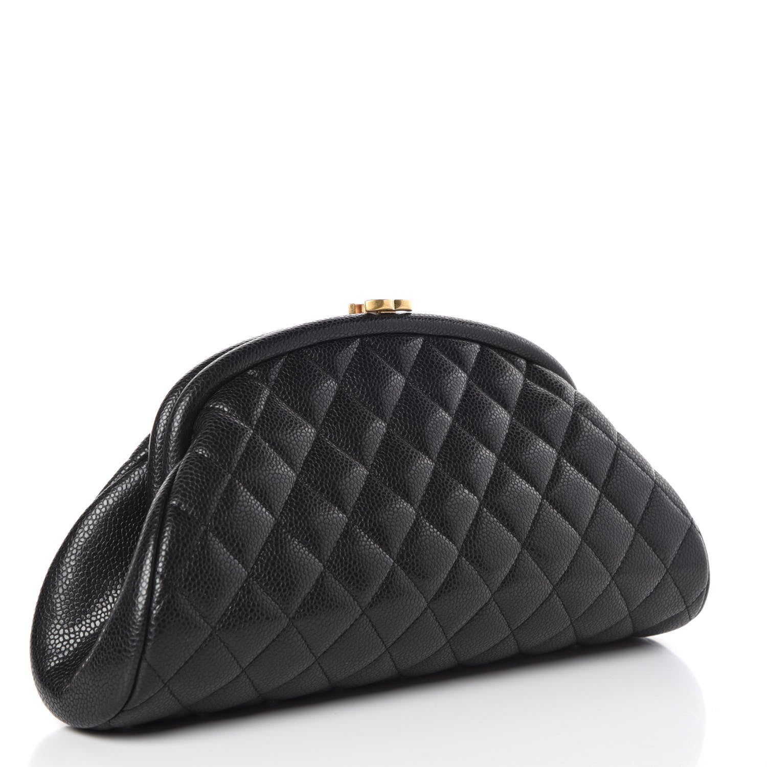 Chanel Caviar Quilted Timeless Clutch Black 3 of 8