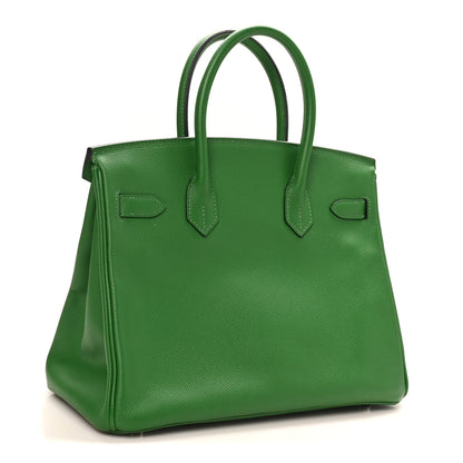 Hermes Epsom Birkin 30 Vert Bengale 3 of 10