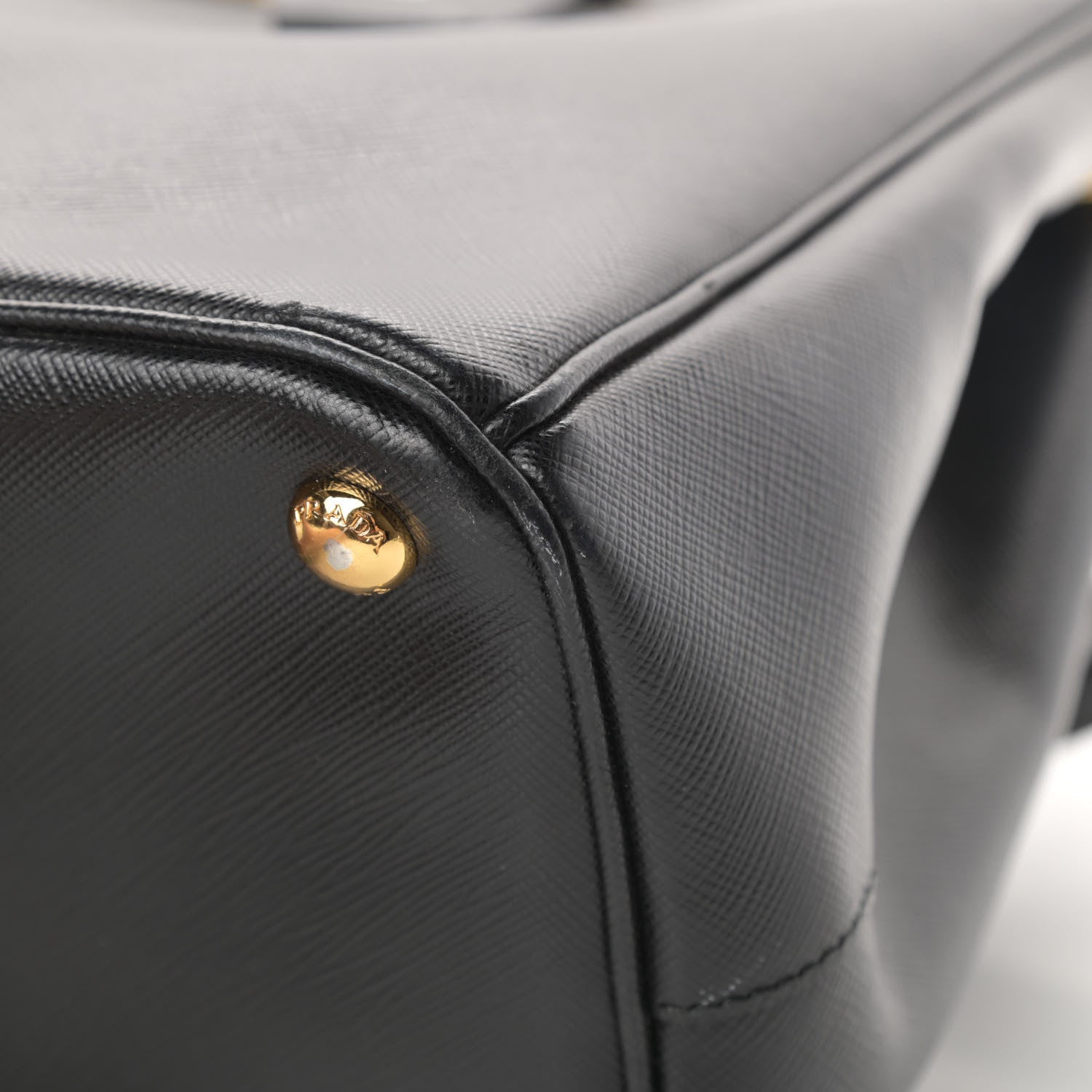 Prada Saffiano Medium Galleria Double Zip Tote Black 14 of 17