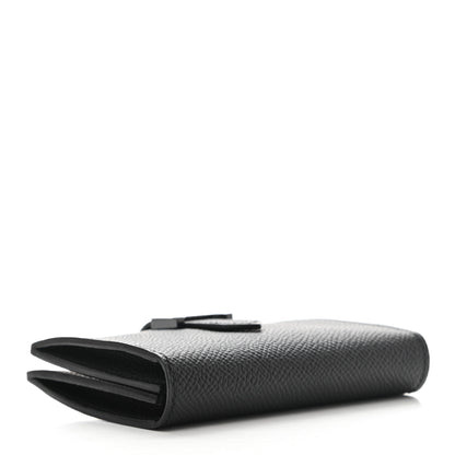 Hermes Epsom Monochrome Bearn Card Holder Wallet Black 4 of 8