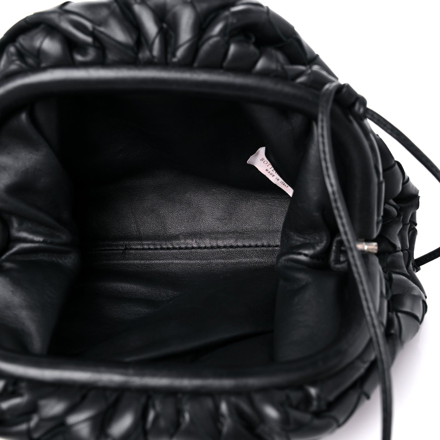 Nappa Intrecciato The Mini Pouch Black