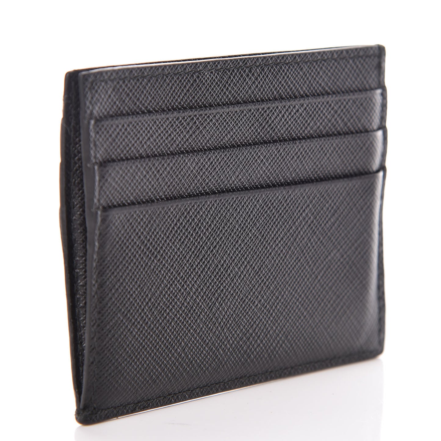 Saffiano Card Case Black