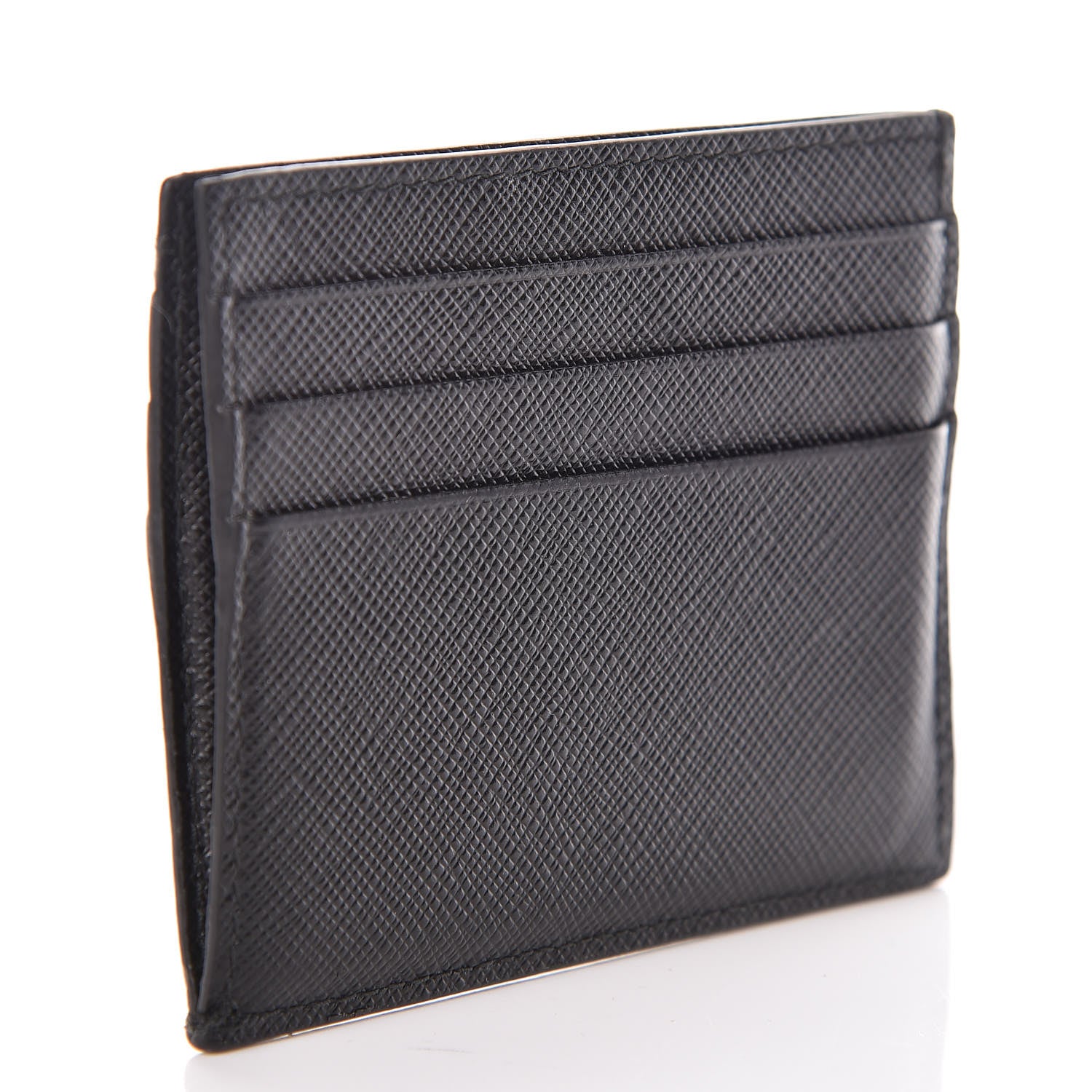 Prada Saffiano Card Case Black 3 of 6
