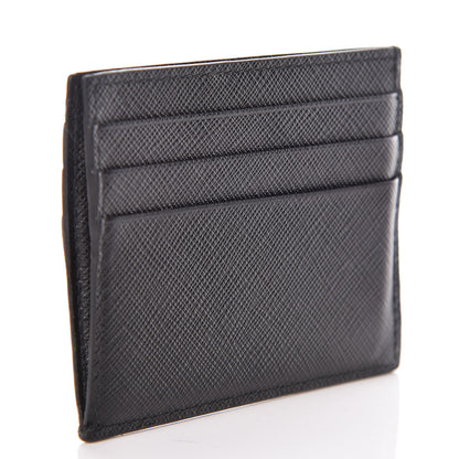 Prada Saffiano Card Case Black 3 of 6