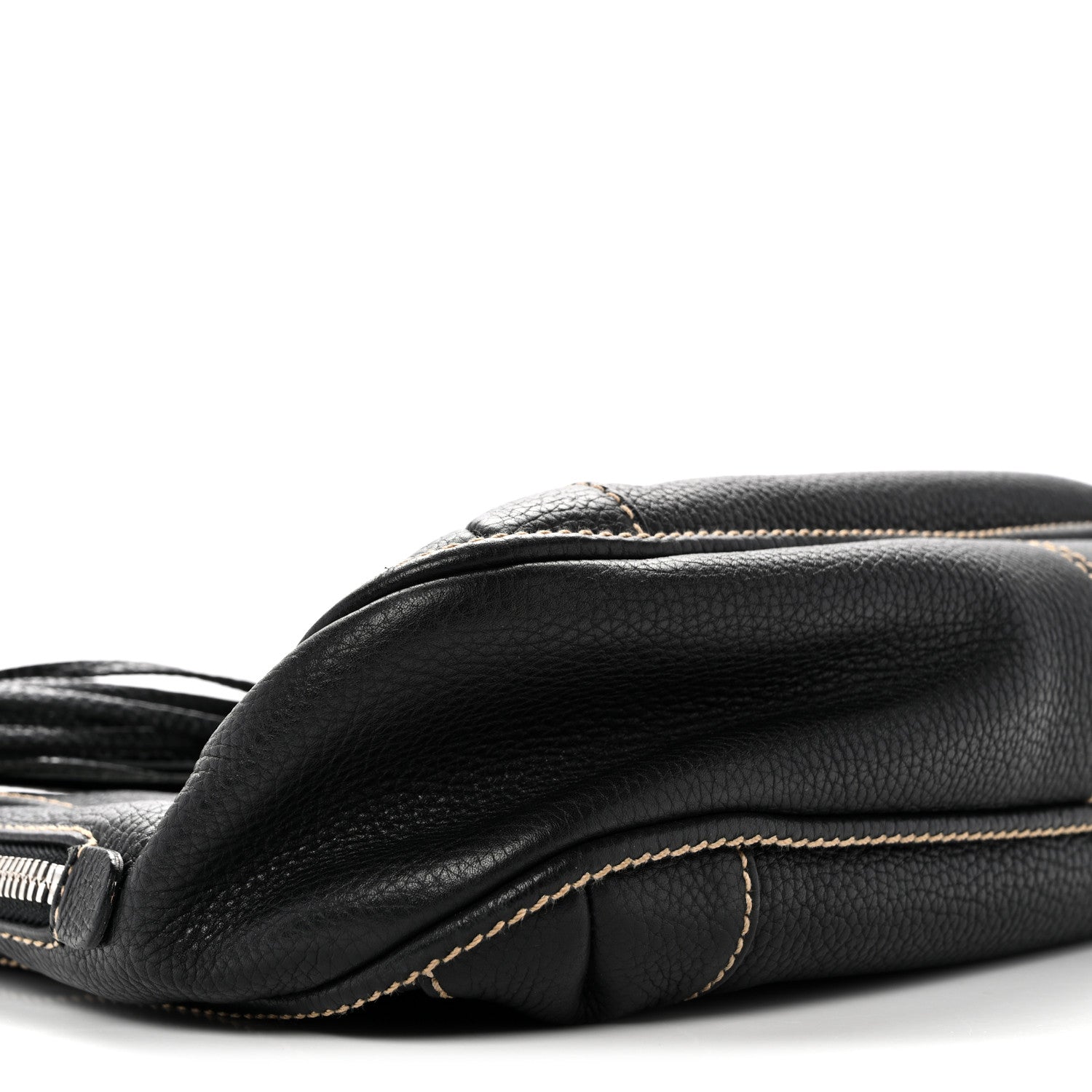 Chanel Grained Calfskin Tassel Hobo Black 9 of 14