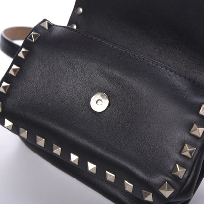 Valentino Garavani Calfskin Rockstud Belt Bag Black 11 of 18