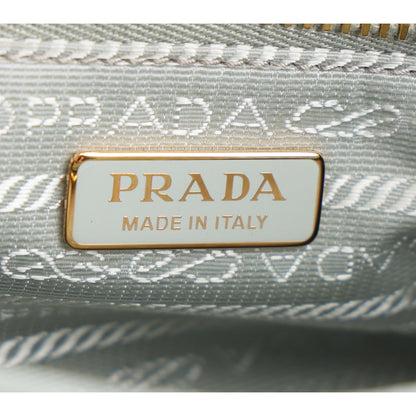 Prada Scamosciato Triangle Small Bonnie Shoulder Bag Salvia 6 of 10