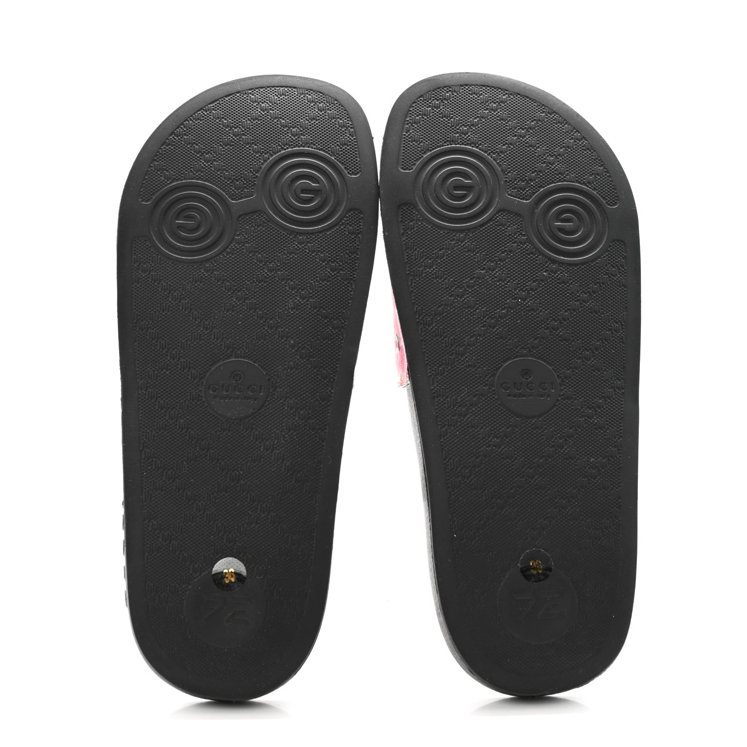Gucci GG Supreme Monogram Blooms Slide Sandals 36 Beige Multicolor 5 of 8