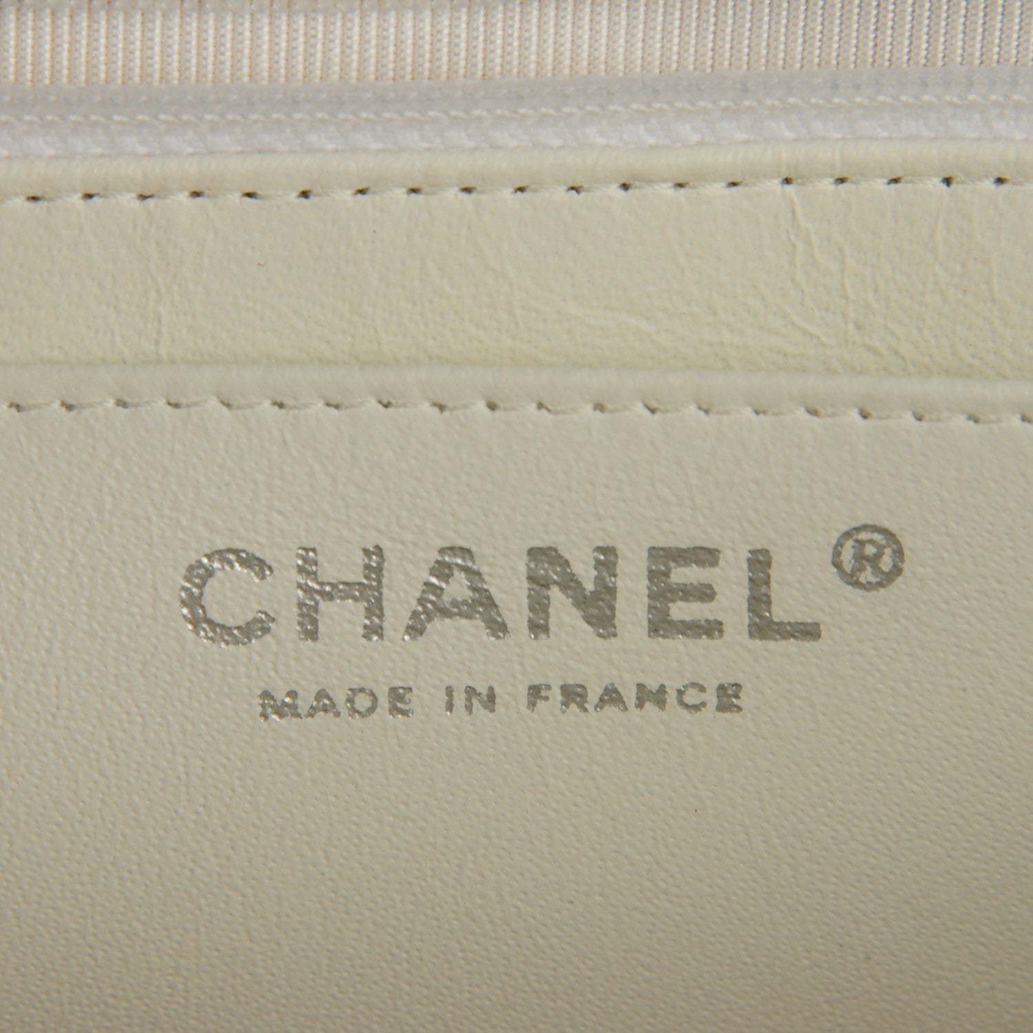 Chanel Caviar Quilted Jumbo Single Flap White 6 of 8