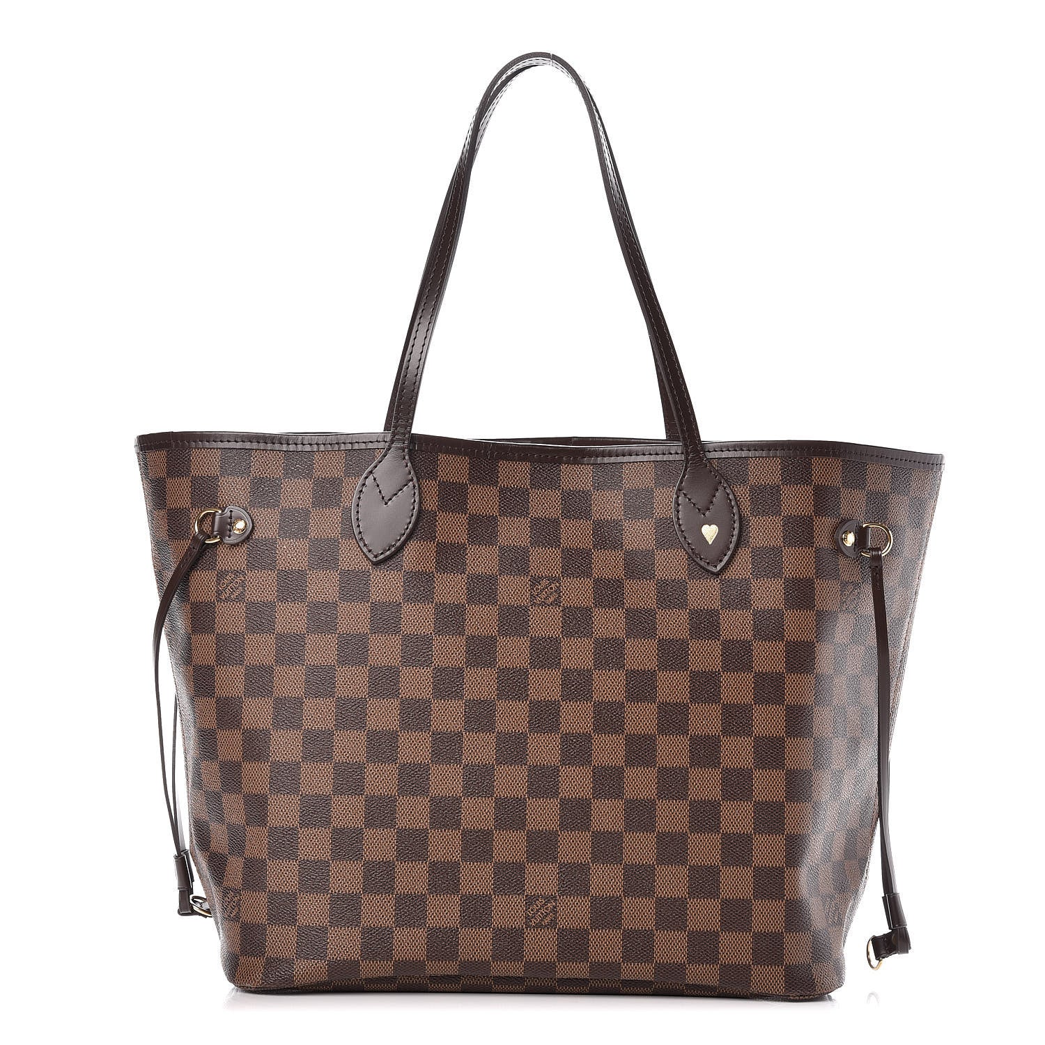 Louis Vuitton Damier Ebene Neo Neverfull MM Rose Ballerine 3 of 14