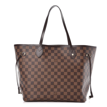 Louis Vuitton Damier Ebene Neo Neverfull MM Rose Ballerine 3 of 14