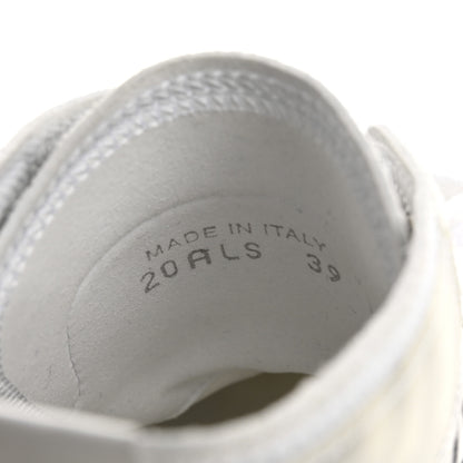 Christian Dior X SHAWN STUSSY Canvas Oblique Bee B23 High Top Sneakers 39 White Black 9 of 12