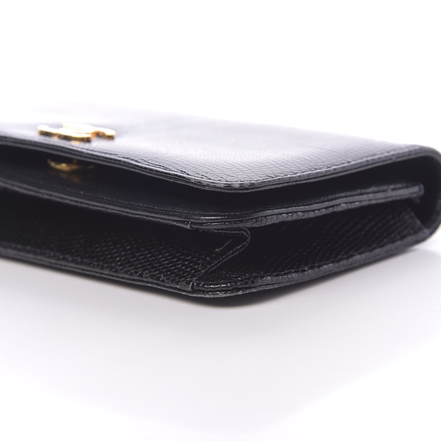 Chanel Lizard Mini Single Flap Black 10 of 14