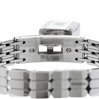Hermes Stainless Steel Diamond Pave 16mm Kelly Quartz Watch 4 of 5