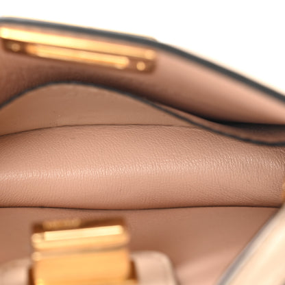 Fendi Nappa Sigma Pico Peekaboo Charm Poudre 5 of 7