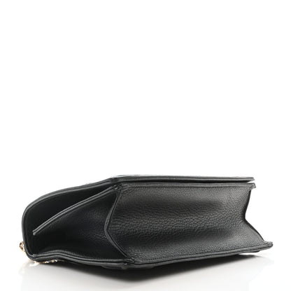 Christian Dior Grained Calfskin Medium Diorama Flap Bag Black 4 of 12