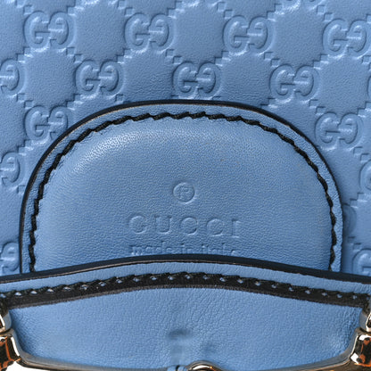 Gucci Microguccissima Medium Emily Chain Shoulder Bag Mineral Blue 9 of 12