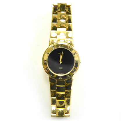 Gucci Stainless Steel 25mm 3300L Quartz Watch Black 2 of 7