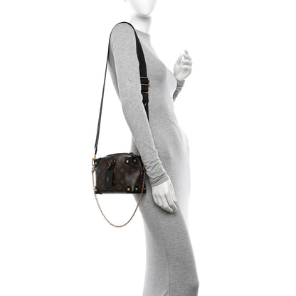 Louis Vuitton Monogram Petite Malle Souple Black 2 of 20