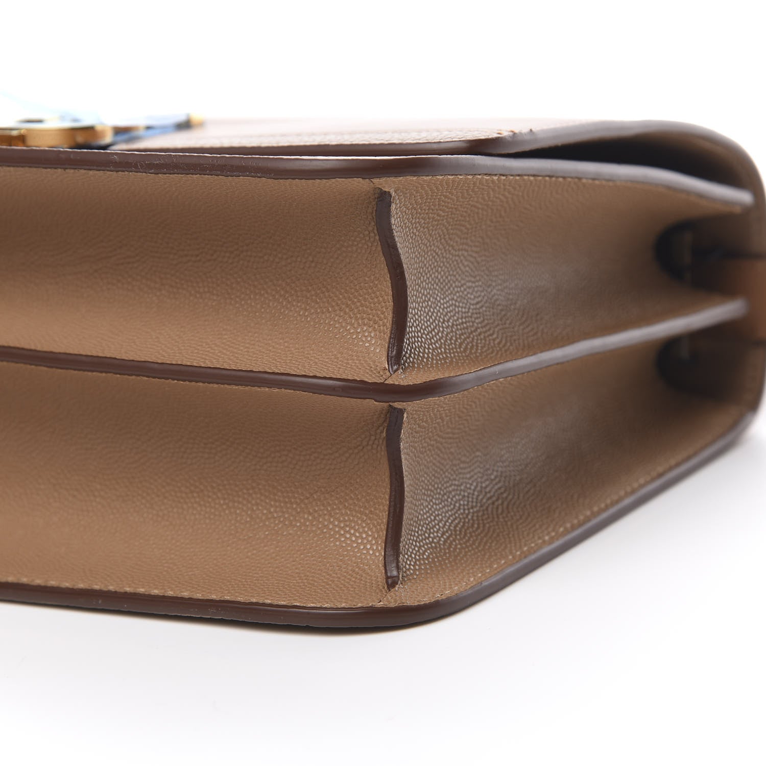 Burberry Calfskin Paneled Medium TB Bag Maple 9 of 10