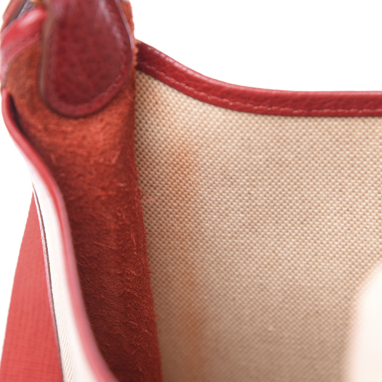 Hermes Toile Ardennes Vespa PM Rouge Vif 15 of 17
