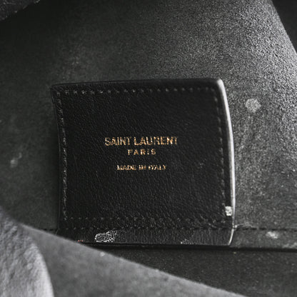 Saint Laurent Calfskin Large Shopping Tote Black 6 of 11