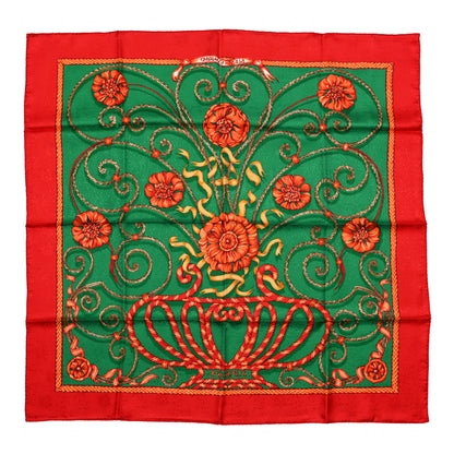 Hermes Jacquard Silk Jouvence Scarf 90 1 of 5