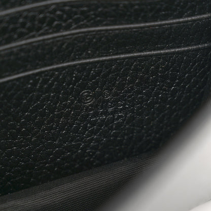 Gucci Dollar Calfskin Interlocking G Chain Wallet Black 6 of 11