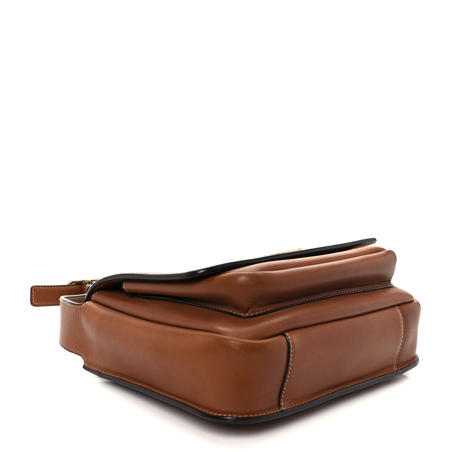 Vegetable Tanned Besace Niki Satchel Brick Brick