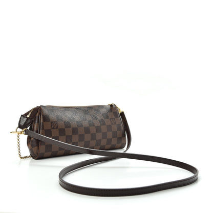 Louis Vuitton Damier Ebene Eva Clutch 3 of 9