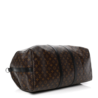 Louis Vuitton Monogram Macassar Keepall Bandouliere 55 3 of 5