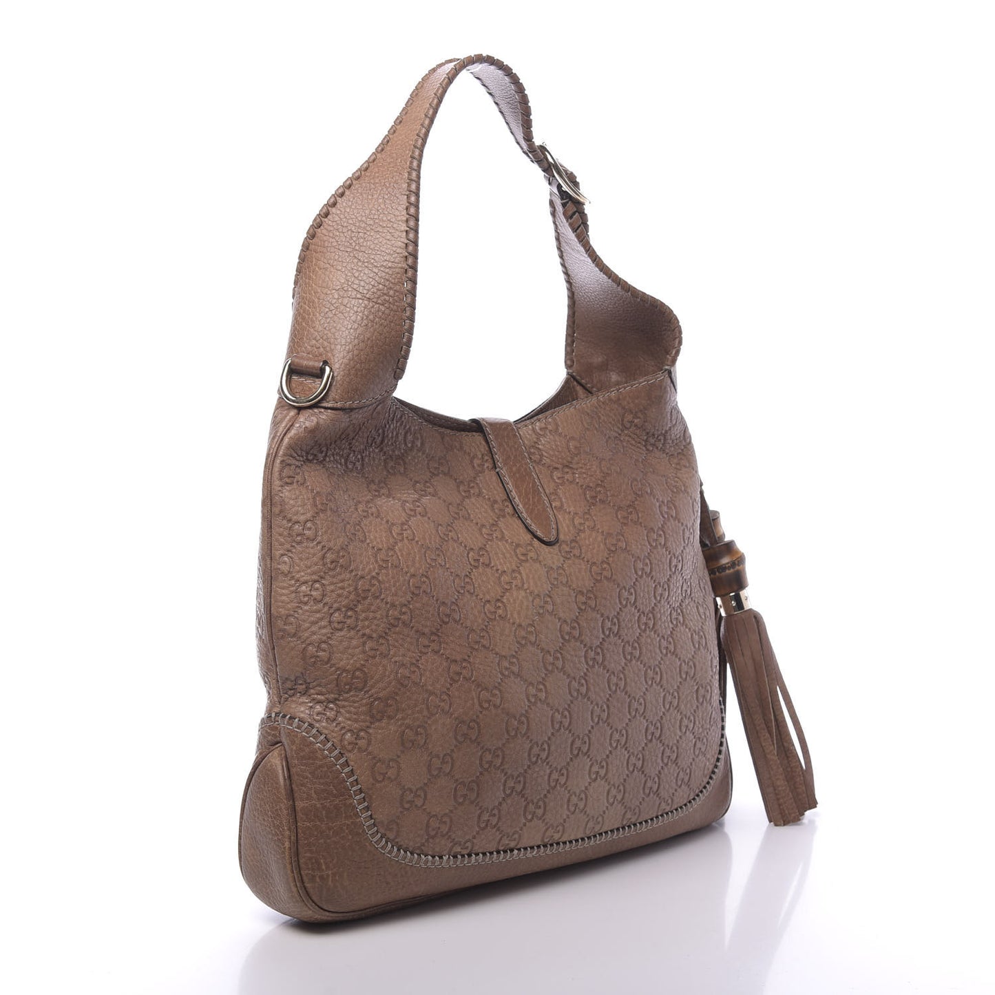 Guccissima Old Libeccio Medium New Jackie Hobo Old Naturale